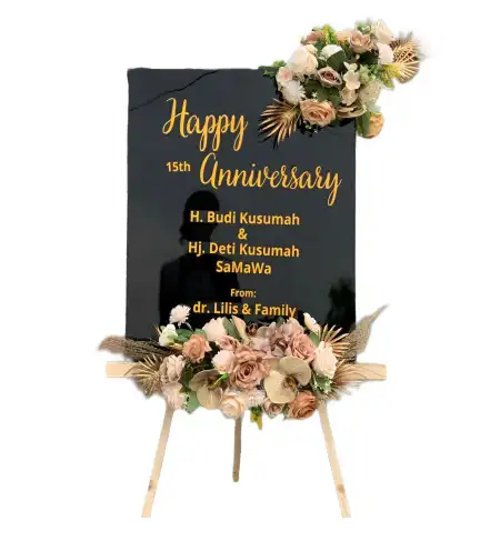 Papan Bunga Akrilik Waluyorejo