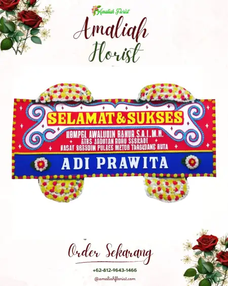 Papan Bunga Ucapan Selamat Waluyorejo